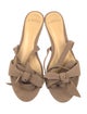 Alexandre Birman Suede Bow Accents Sandals