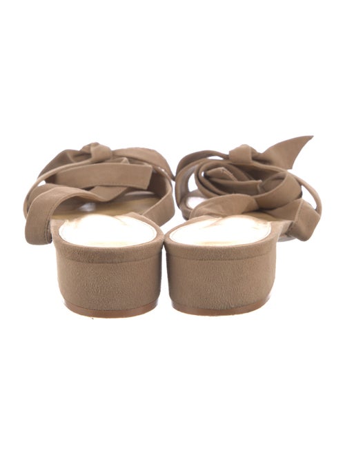 Alexandre Birman Suede Bow Accents Sandals
