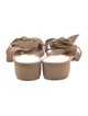 Alexandre Birman Suede Bow Accents Sandals