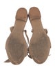 Alexandre Birman Suede Bow Accents Sandals