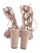 Alexandre Birman Suede Gladiator Sandals
