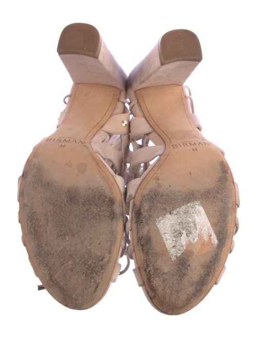 Alexandre Birman Suede Gladiator Sandals