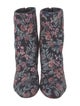 Alexandre Birman Canvas Floral Print Boots