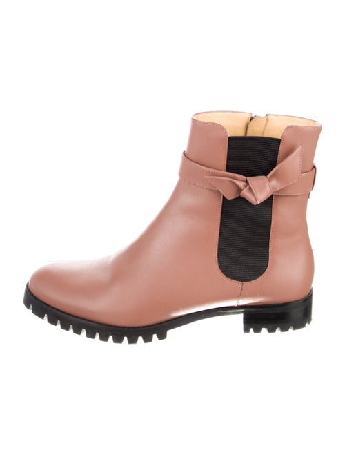 Alexandre Birman Leather Striped Chelsea Boots