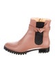 Alexandre Birman Leather Striped Chelsea Boots