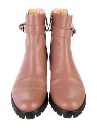 Alexandre Birman Leather Striped Chelsea Boots