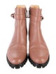 Alexandre Birman Leather Striped Chelsea Boots