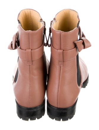 Alexandre Birman Leather Striped Chelsea Boots