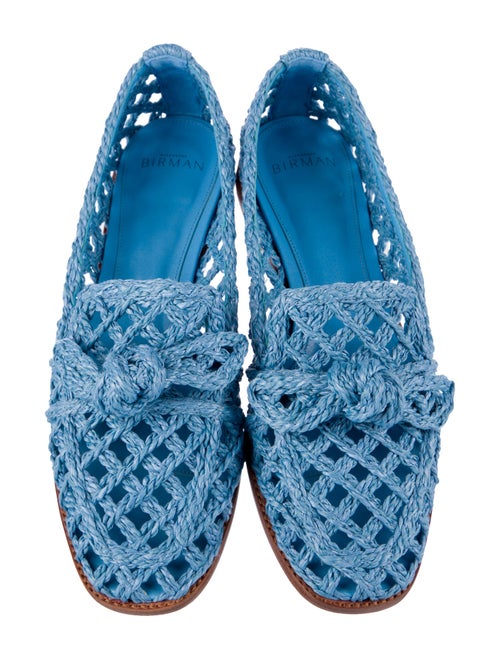 Alexandre Birman Bow Accents Flats