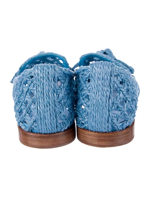 Alexandre Birman Bow Accents Flats