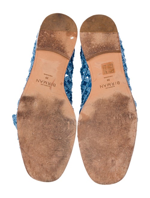 Alexandre Birman Bow Accents Flats