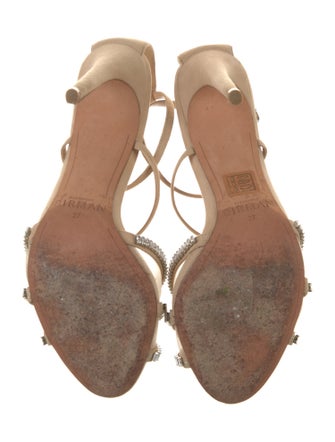 Alexandre Birman Suede Animal Print Sandals