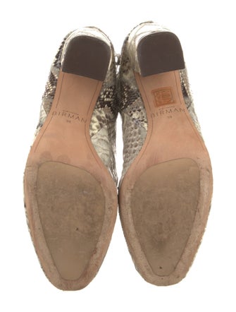 Alexandre Birman Leather Animal Print Boots