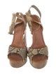 Alexandre Birman Snakeskin Animal Print Sandals