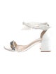 Alexandre Birman Leather Crystal Embellishments Gladiator Sandals