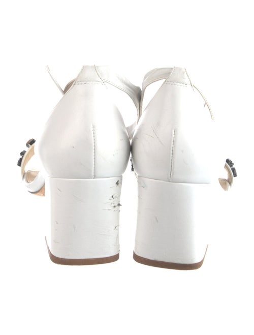 Alexandre Birman Leather Crystal Embellishments Gladiator Sandals