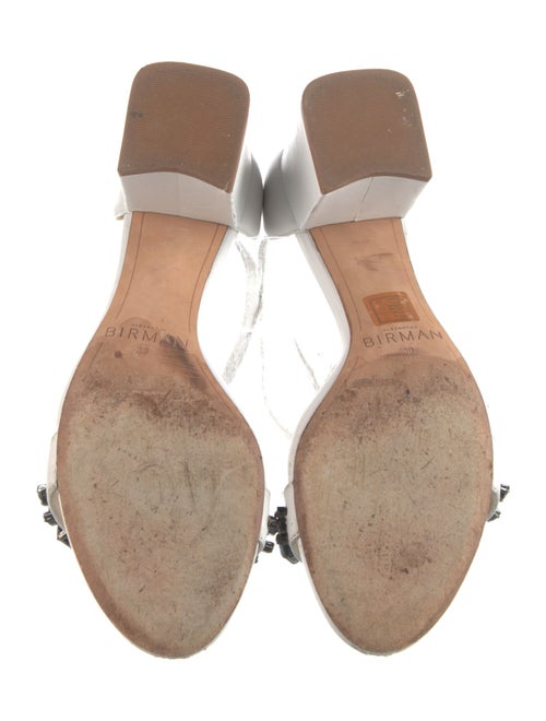 Alexandre Birman Leather Crystal Embellishments Gladiator Sandals