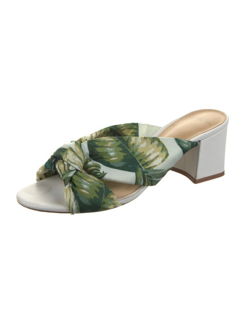 Alexandre Birman Printed Cutout Accent Slides