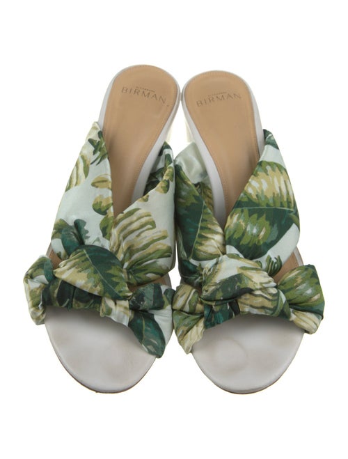Alexandre Birman Printed Cutout Accent Slides