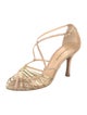 Alexandre Birman Suede Crystal Embellishments Sandals