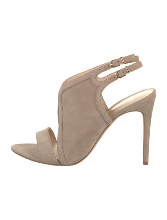 Alexandre Birman Suede Slingback Sandals