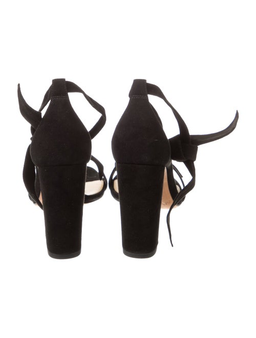 Alexandre Birman Suede Bow Accents Sandals