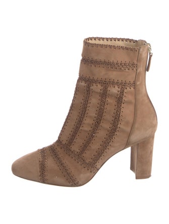 Alexandre Birman Suede Printed Boots