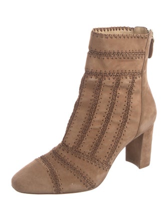 Alexandre Birman Suede Printed Boots