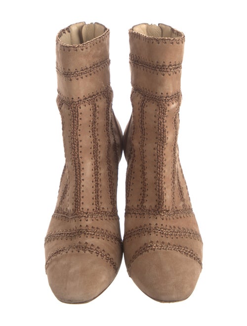 Alexandre Birman Suede Printed Boots