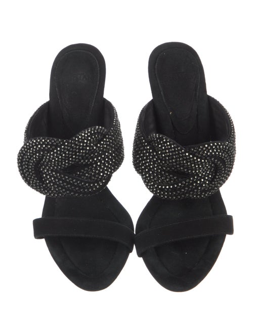 Alexandre Birman Suede Printed Slides