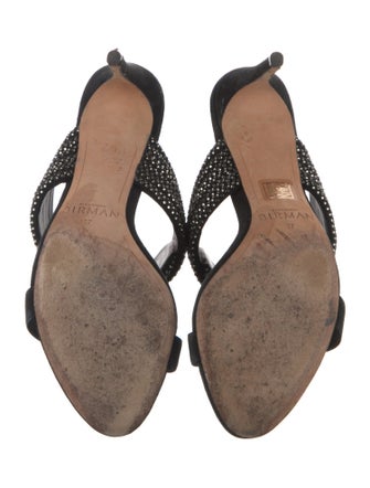 Alexandre Birman Suede Printed Slides