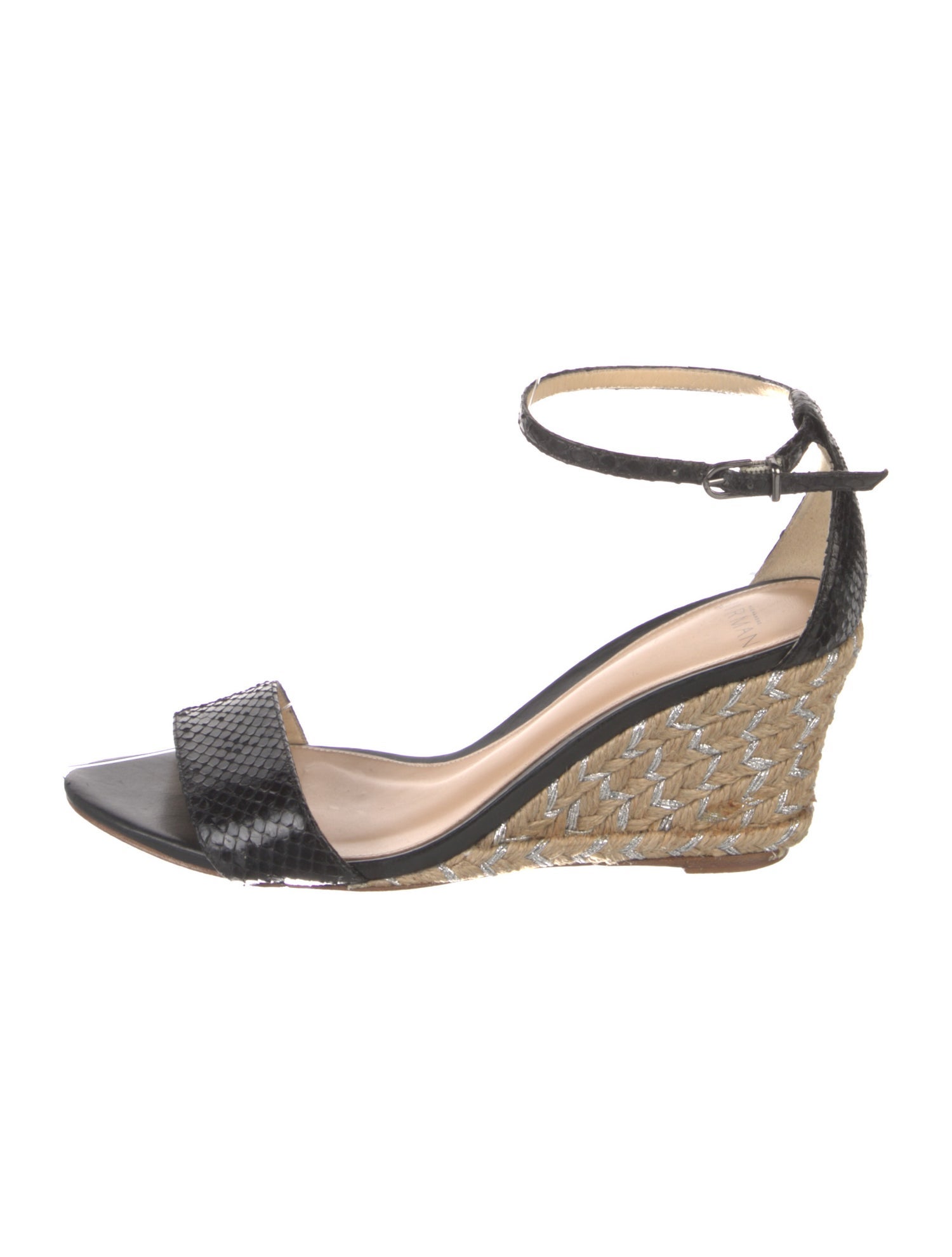 Alexandre Birman Snakeskin Espadrilles