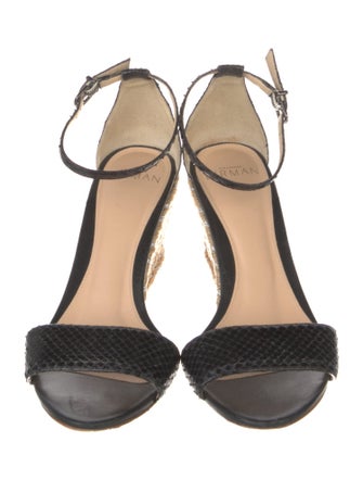 Alexandre Birman Snakeskin Espadrilles