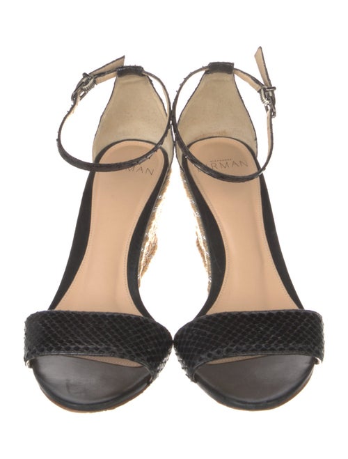 Alexandre Birman Snakeskin Espadrilles