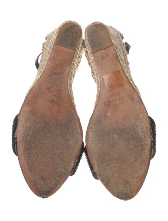 Alexandre Birman Snakeskin Espadrilles