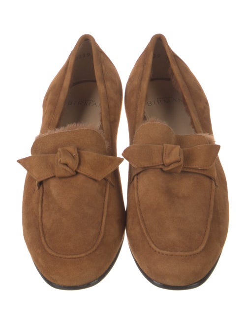 Alexandre Birman Suede Bow Accents Loafers