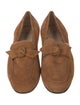 Alexandre Birman Suede Bow Accents Loafers