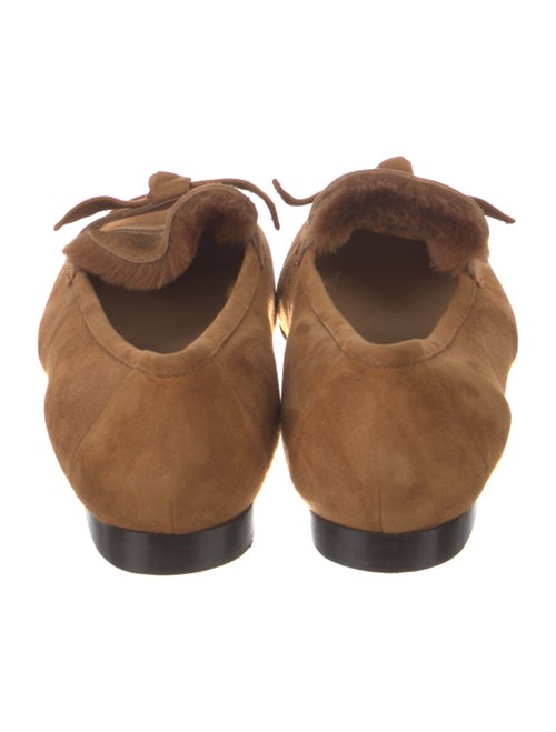 Alexandre Birman Suede Bow Accents Loafers