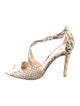 Alexandre Birman Python Animal Print Sandals