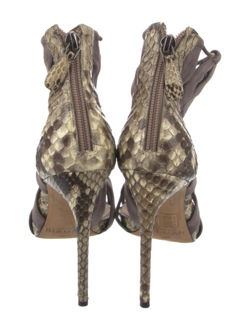 Alexandre Birman Suede Animal Print Pumps