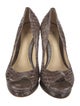 Alexandre Birman Snakeskin Animal Print Pumps