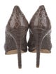 Alexandre Birman Snakeskin Animal Print Pumps