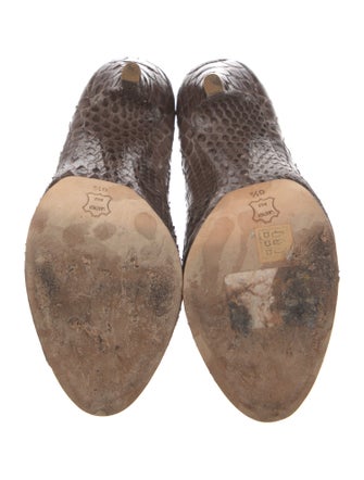 Alexandre Birman Snakeskin Animal Print Pumps