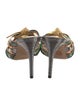 Alexandre Birman Leather Bow Accents Slides