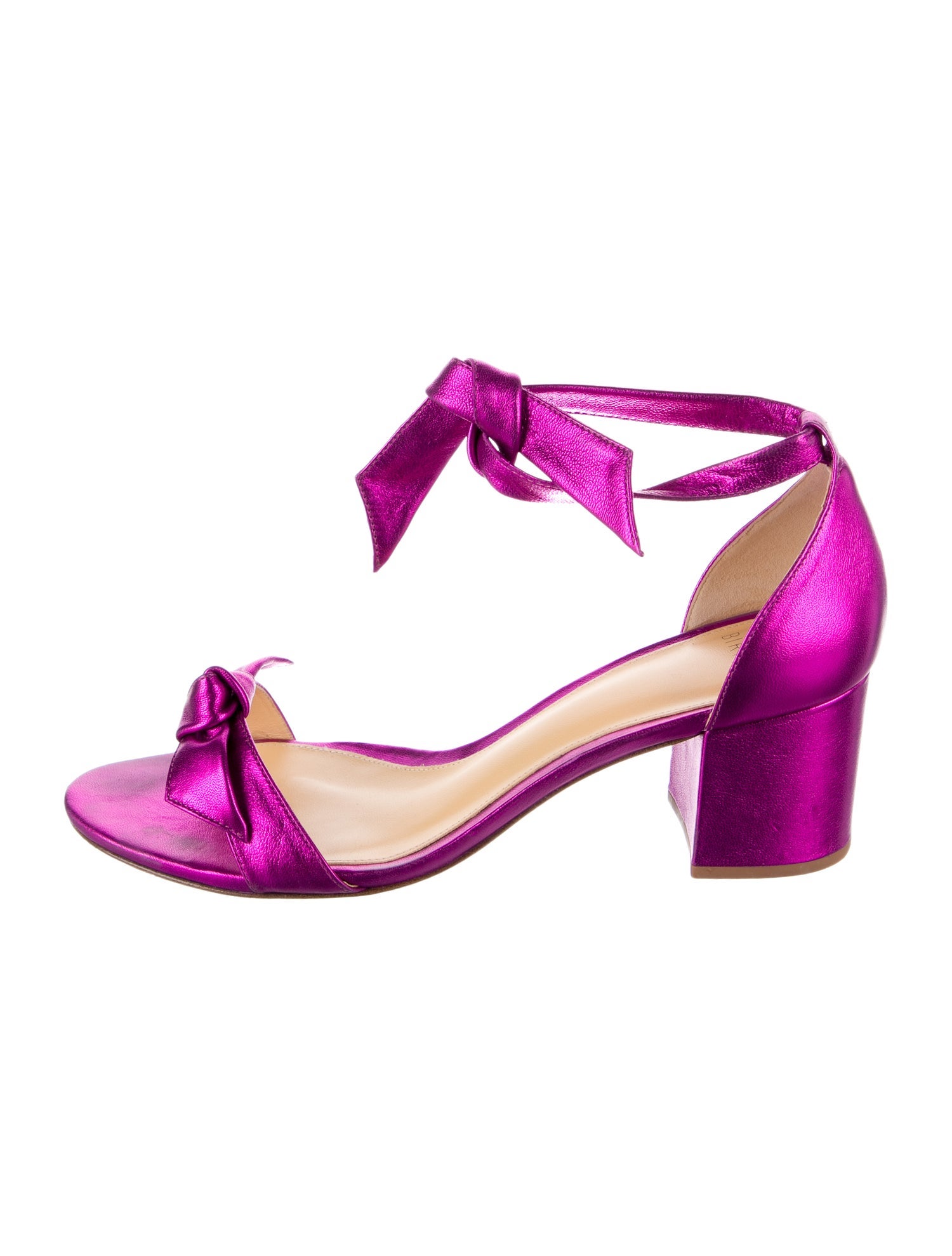 Alexandre Birman Suede Bow Accents Sandals