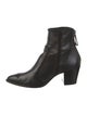 Alexandre Birman Leather Crochet Trim Boots