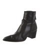 Alexandre Birman Leather Crochet Trim Boots