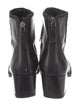 Alexandre Birman Leather Crochet Trim Boots