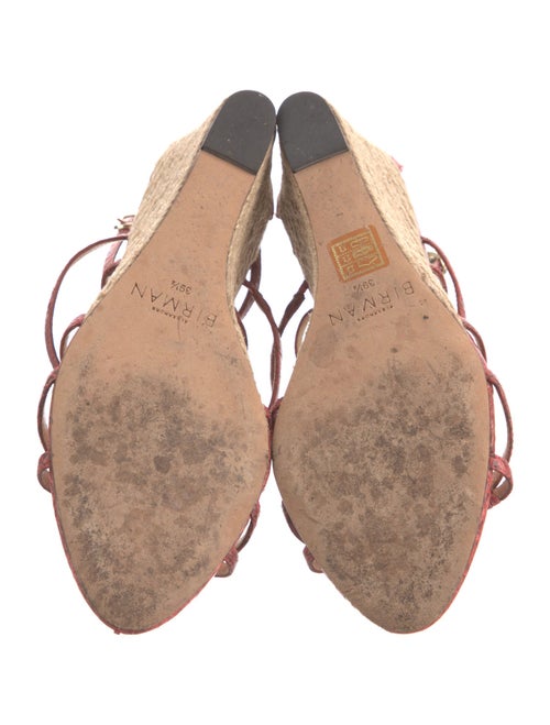 Alexandre Birman Leather Espadrilles