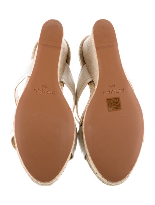 Alexandre Birman Leather Bow Accents Espadrilles